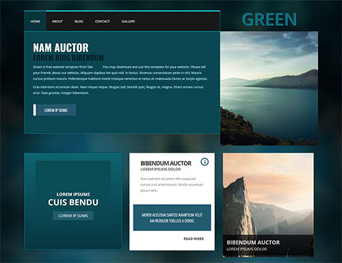 Template Website Galeri Foto